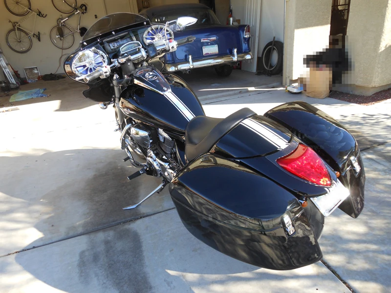 TKY M109R & M90 Batwing Fairing With 6" X 9" Waterproof Speakers And Stereo 12 TKY M109R & M90 Batwing Fairing With 6" X 9" Waterproof Speakers And Stereo - Image 10