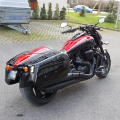 TKY Quick Detachable Hard Saddlebags For Suzuki Boulevard M109R -Scootik Bike Shop tky m109 hard saddlebags e