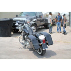 TKY Quick Release Hardbags For Harley-Davidson Softail Deluxe (2005-2017) -Scootik Bike Shop tky quick release hard saddlebags softail deluxe image11