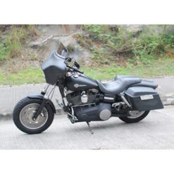 TKY Quick Release Hard Saddlebags, 25 Liter For Harley-Davidson Fat Bob/ Wide Glide -Scootik Bike Shop tky quick release saddlebags fat bob image11