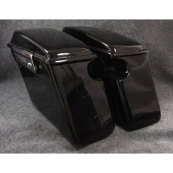 TKY Quick Release Hard Saddlebags, 25 Liter For Harley-Davidson Fat Bob/ Wide Glide -Scootik Bike Shop tky quick release saddlebags fat bob image3