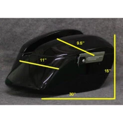 TKY Quick Release Hard Saddlebags For Yamaha Roadliner/Stratoliner, 40 Liters -Scootik Bike Shop tky quick release saddlebags roadliner stratoliner dimension