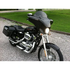 TKY HD Style Quick Release Hard Saddlebags, 23 Liter For Harley-Davidson Sportster -Scootik Bike Shop tky quick release saddlebags sportster image11