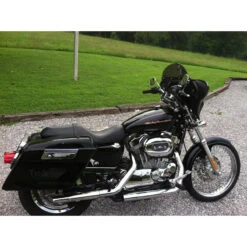 TKY HD Style Quick Release Hard Saddlebags, 23 Liter For Harley-Davidson Sportster -Scootik Bike Shop tky quick release saddlebags sportster image12