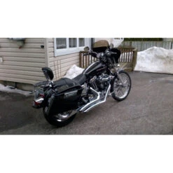 TKY HD Style Quick Release Hard Saddlebags, 23 Liter For Harley-Davidson Sportster -Scootik Bike Shop tky quick release saddlebags sportster image13