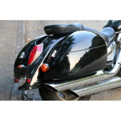 TKY Quick Release Hard Saddlebags For Honda VTX 1300/ 1800 R/S/T/N -Scootik Bike Shop tky quick release saddlebags vtx 1300 1800 r s t n image5