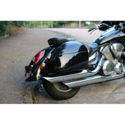 TKY Quick Release Hard Saddlebags For Honda VTX 1300/ 1800 R/S/T/N -Scootik Bike Shop tky quick release saddlebags vtx 1300 1800 r s t n image6