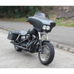 TKY Fat Bob Fairing With 6" X 9" Waterproof Speakers And Nakamichi Stereo 2007-2017 -Scootik Bike Shop tsukayu fat bob batwing fairing speakers image6