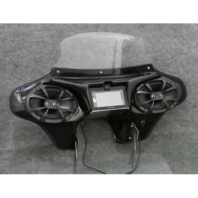 TKY GPS Batwing Fairing With Full GPS Stereo 6" X 9" Marine Speakers Installed 5 TKY GPS Batwing Fairing With Full GPS Stereo 6" X 9" Marine Speakers Installed - Image 3