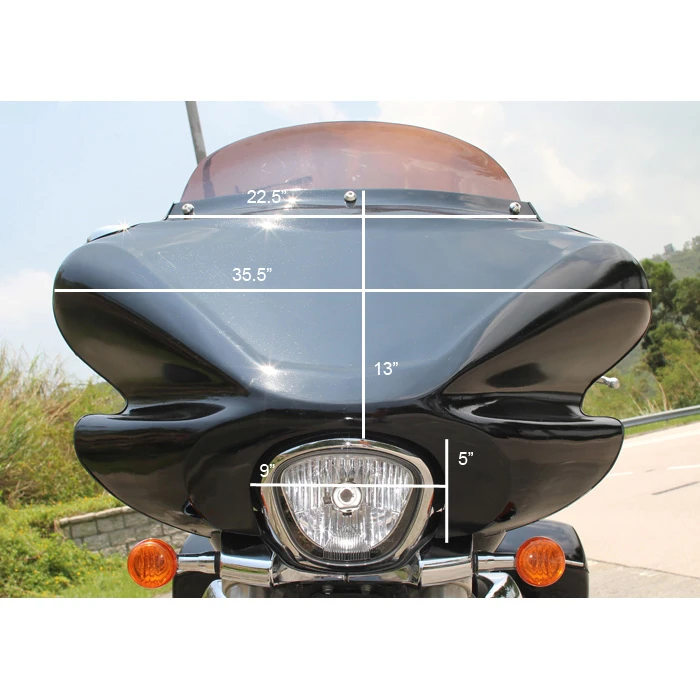 TKY M109R & M90 Batwing Fairing With 6" X 9" Waterproof Speakers And Stereo 14 TKY M109R & M90 Batwing Fairing With 6" X 9" Waterproof Speakers And Stereo - Image 12