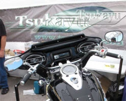 TKY Batwing Fairing, Ready For Stereo And 6" X 9" Speakers -Scootik Bike Shop tsukayu.ready5