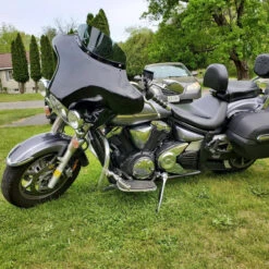 Reckless Motorcycles VS13S Batwing Fairing With Stereo For Yamaha V-Star 1300 (2007-) -Scootik Bike Shop yamaha vstar1300 reckless batwing fairing b 2