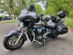 Reckless Motorcycles VS13S Batwing Fairing With Stereo For Yamaha V-Star 1300 (2007-) -Scootik Bike Shop yamaha vstar1300 reckless batwing fairing d